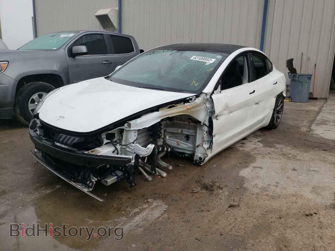 2021 TESLA MODEL 3 - VIN: 5YJ3E1EA1MF860647 - Фото 2