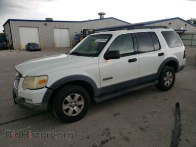 2006 Ford EXPLORER XLT, белый — VIN 1FMEU73E06UB44767, Copart