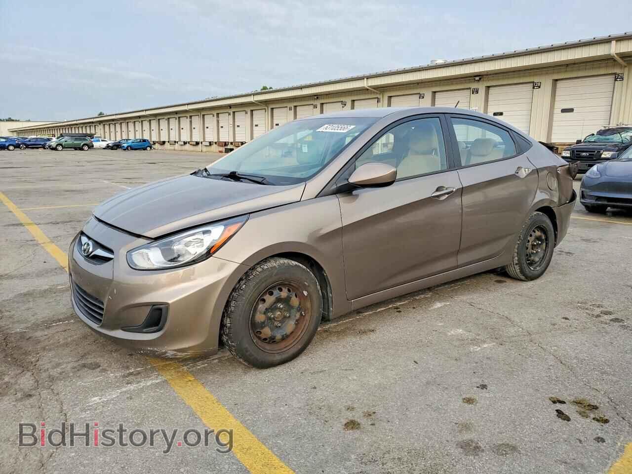 2013 Hyundai ACCENT GLS (VIN KMHCT4AE2DU363920) — фото 1 из 14, Copart, повреждение: задняя часть