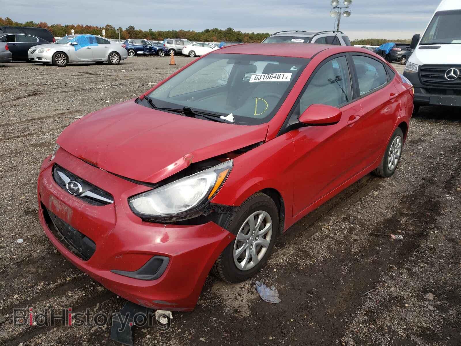 2014 HYUNDAI ACCENT - VIN: KMHCT4AEXEU693743 - Фото 2