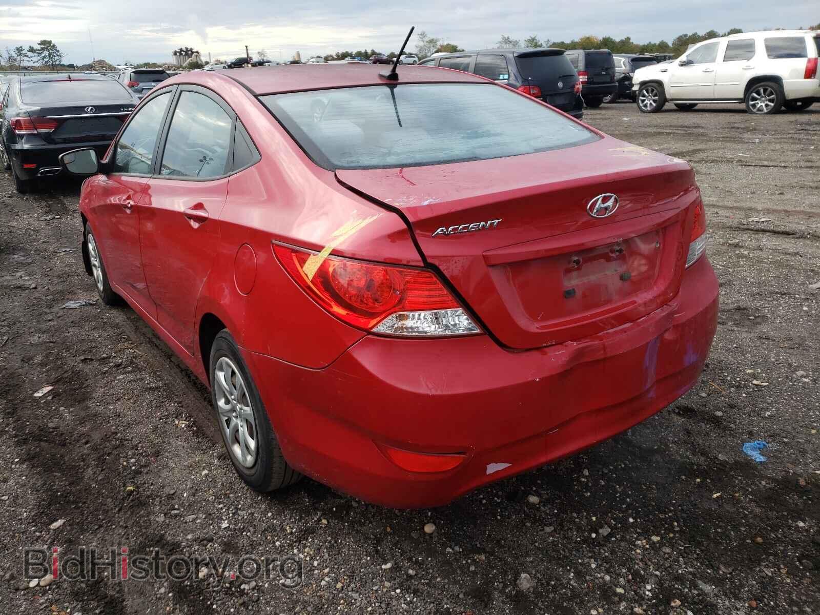 2014 HYUNDAI ACCENT - VIN: KMHCT4AEXEU693743 - Фото 3