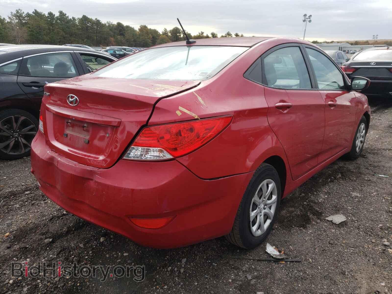 2014 HYUNDAI ACCENT - VIN: KMHCT4AEXEU693743 - Фото 4