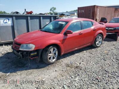2014 Dodge AVENGER SXT, красный — VIN 1C3CDZCB3EN225269, Copart