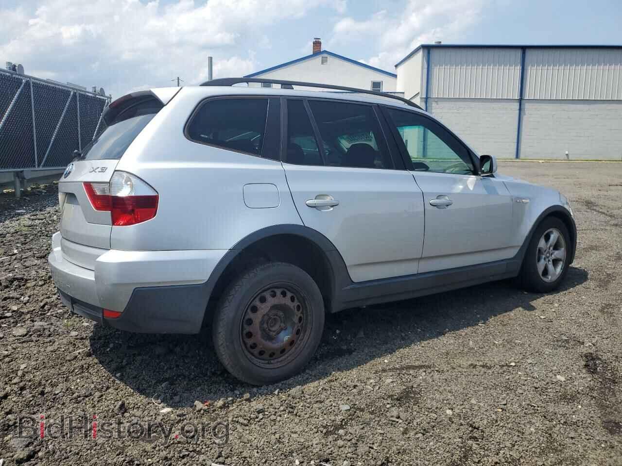 2007 BMW X3 - VIN: WBXPC93477WF01019 - Фото 3