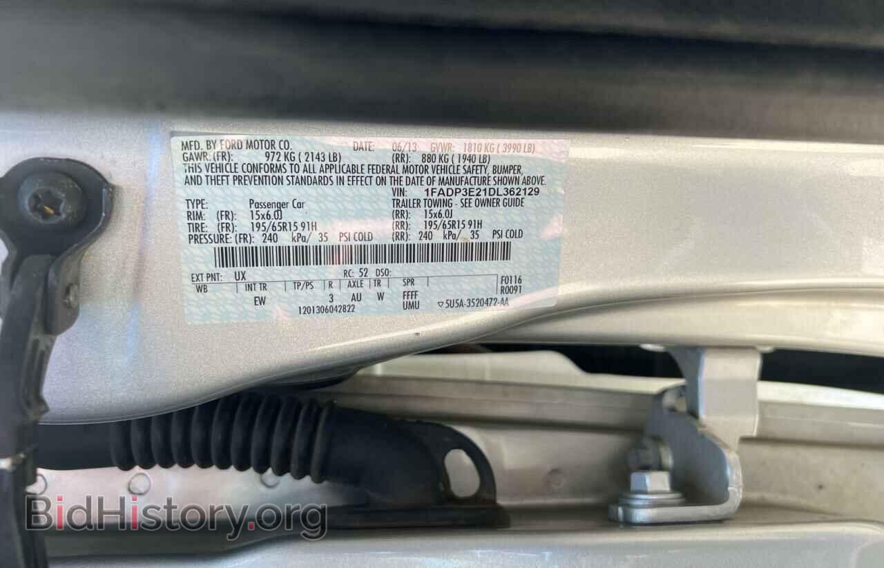 2013 FORD FOCUS - VIN: 1FADP3E21DL362129 - Фото 10