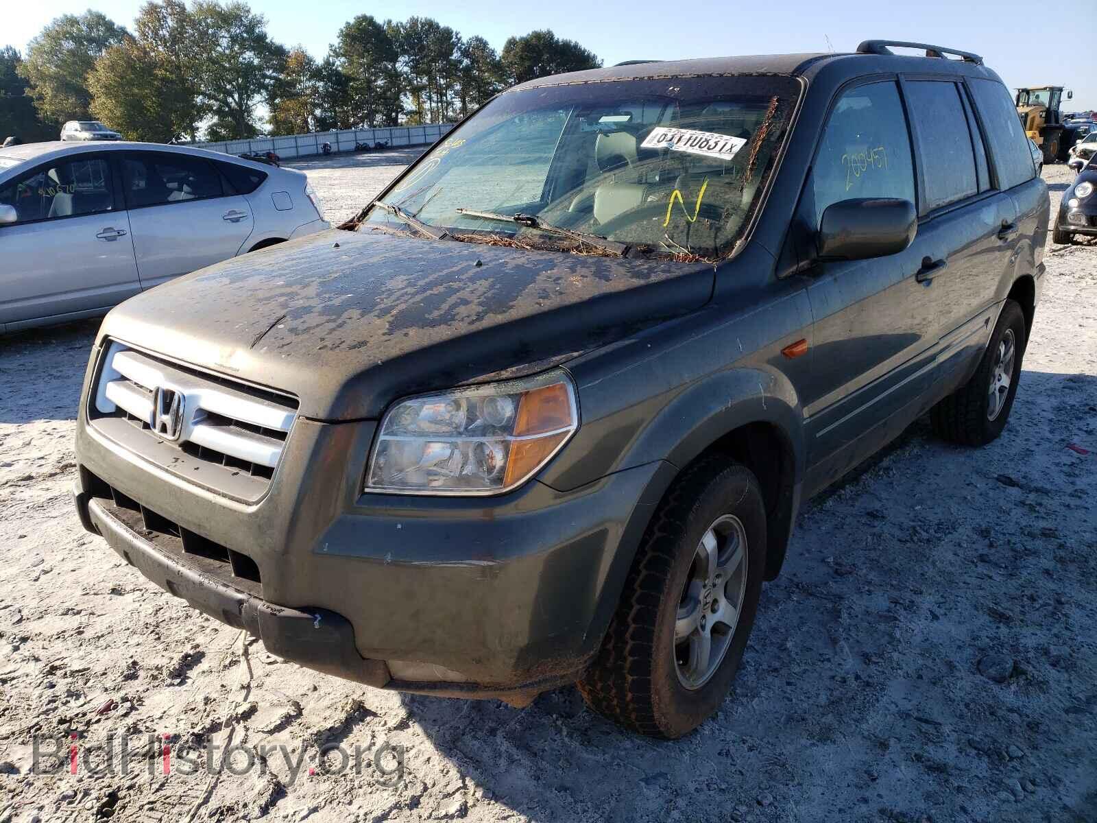 2006 HONDA PILOT - VIN: 5FNYF28566B002472 - Фото 2