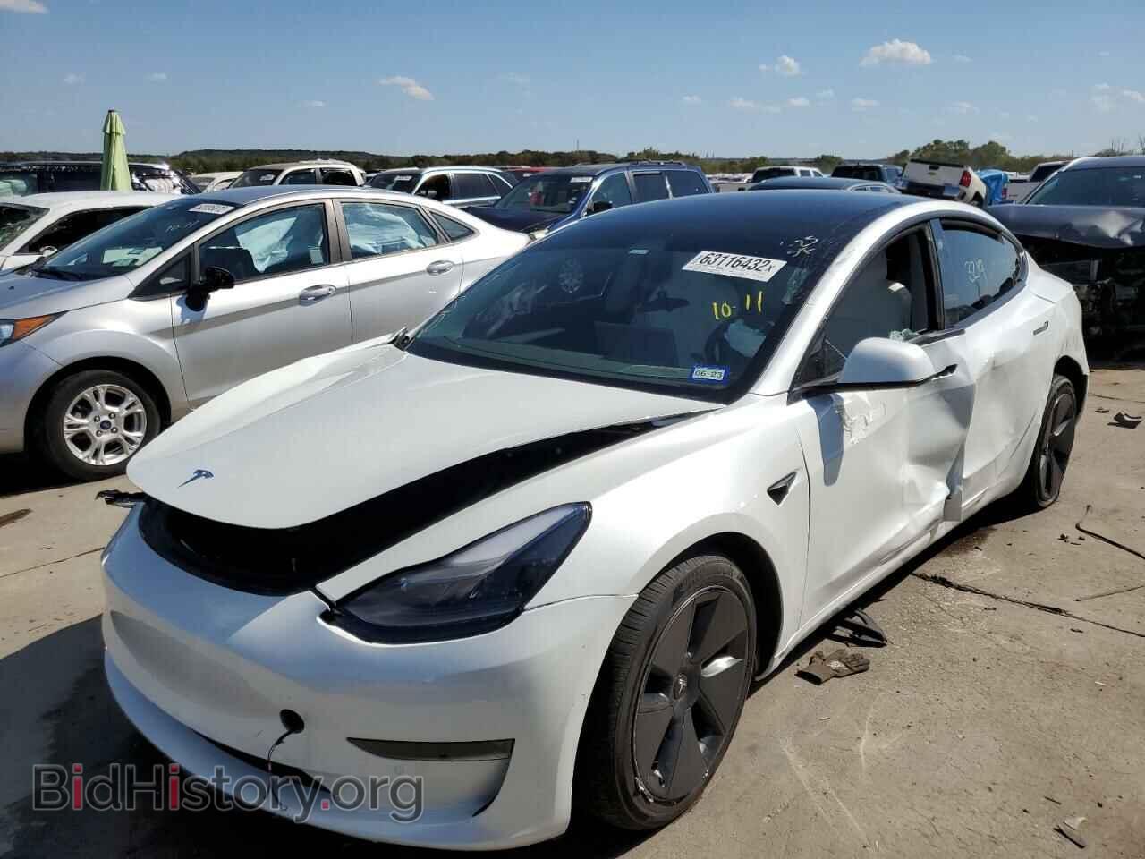 2022 TESLA MODEL 3 - VIN: 5YJ3E1EB0NF265377 - Photo 2