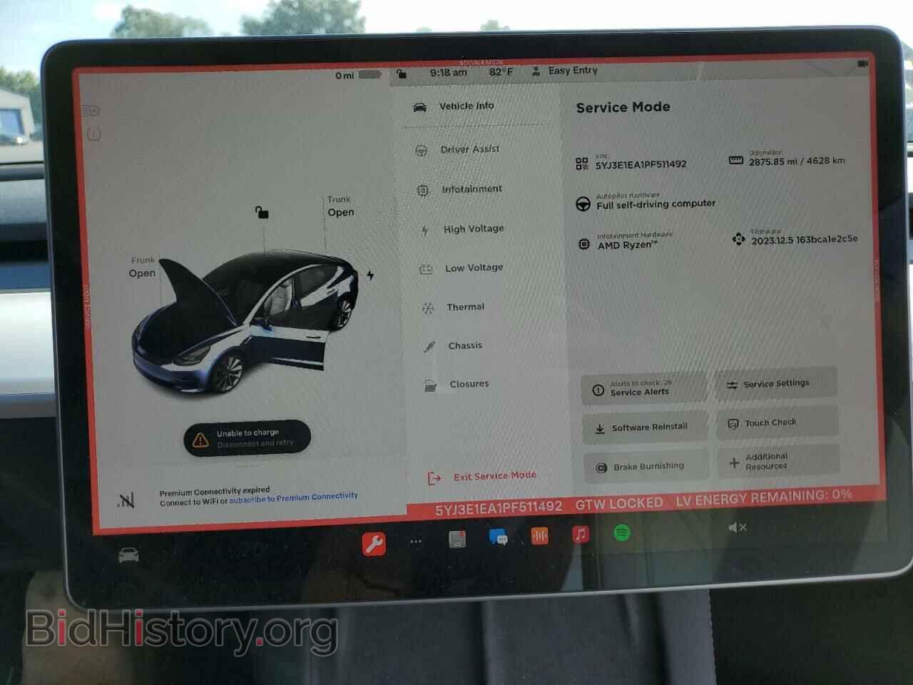 2023 TESLA MODEL 3 - VIN: 5YJ3E1EA1PF511492 - Photo 9