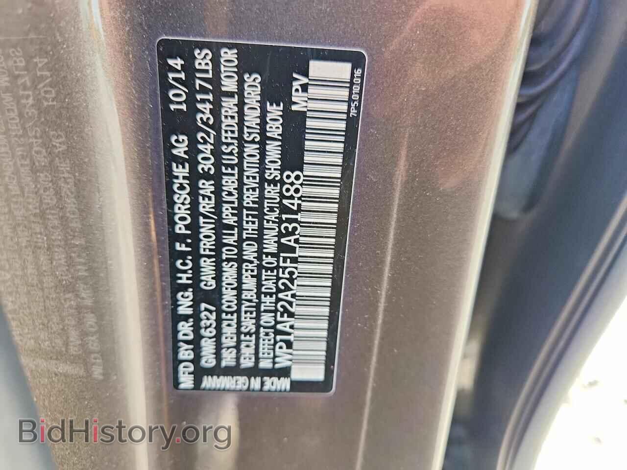 2015 PORSCHE CAYENNE - VIN: WP1AF2A25FLA31488 - Photo 13