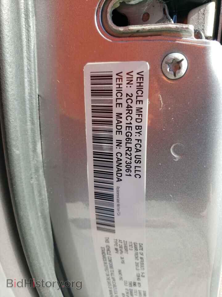 2020 CHRYSLER PACIFICA - VIN: 2C4RC1EG6LR273061 - Photo 10