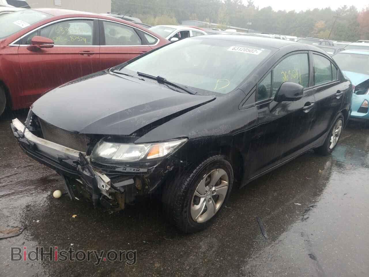 2013 HONDA CIVIC - VIN: 2HGFB2F59DH603695 - Фото 2