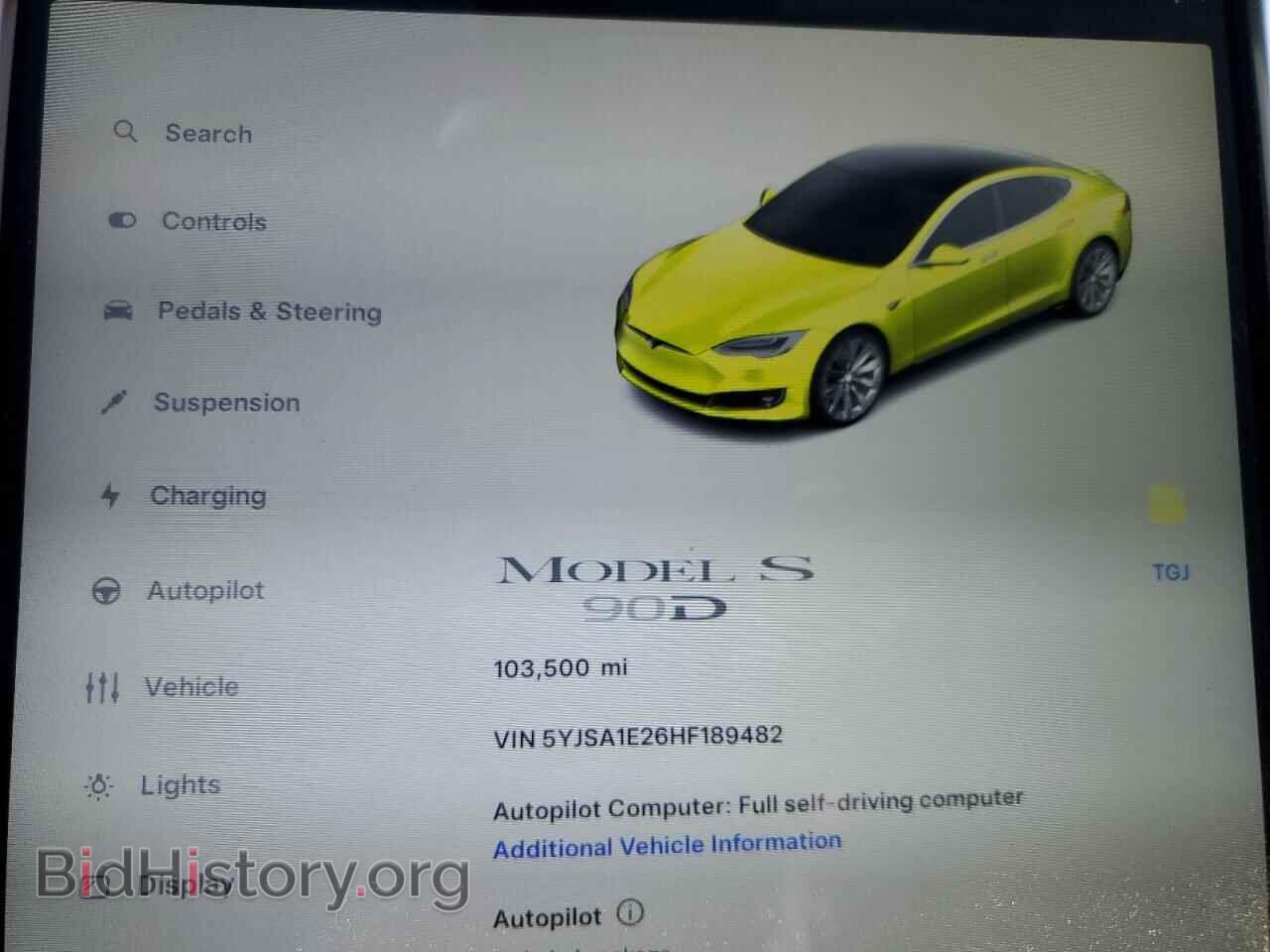 2017 TESLA MODEL S - VIN: 5YJSA1E26HF189482 - Photo 9