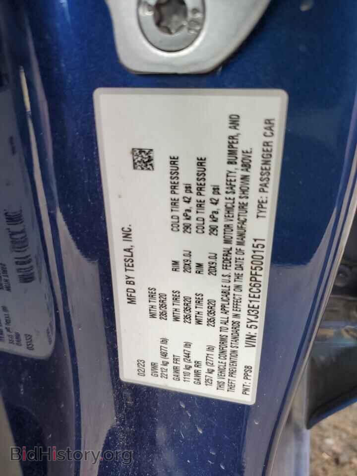 2023 TESLA MODEL 3 - VIN: 5YJ3E1EC6PF500151 - Фото 13