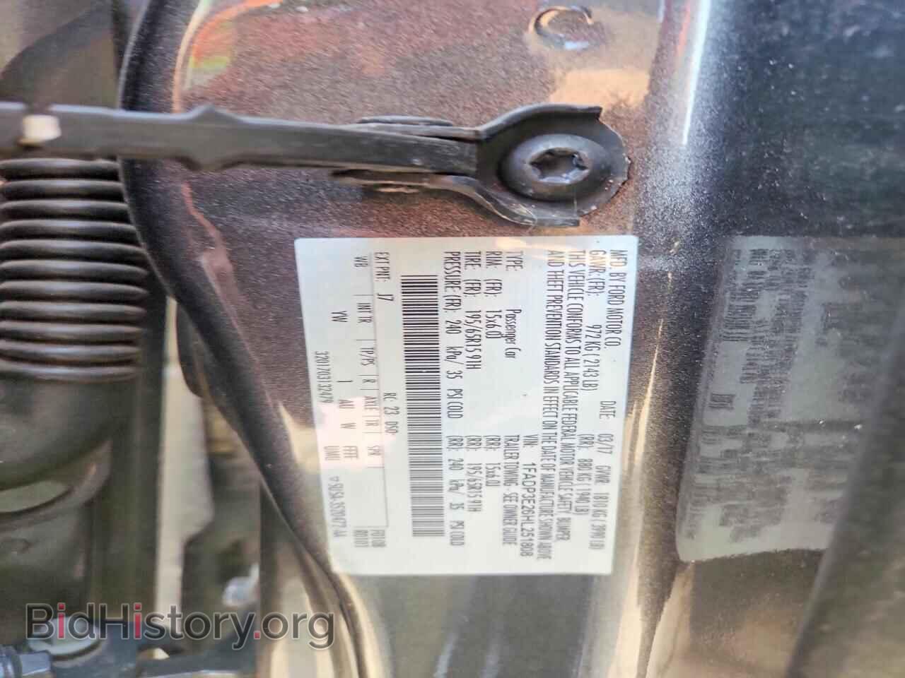 2017 FORD FOCUS - VIN: 1FADP3E26HL251808 - Photo 12