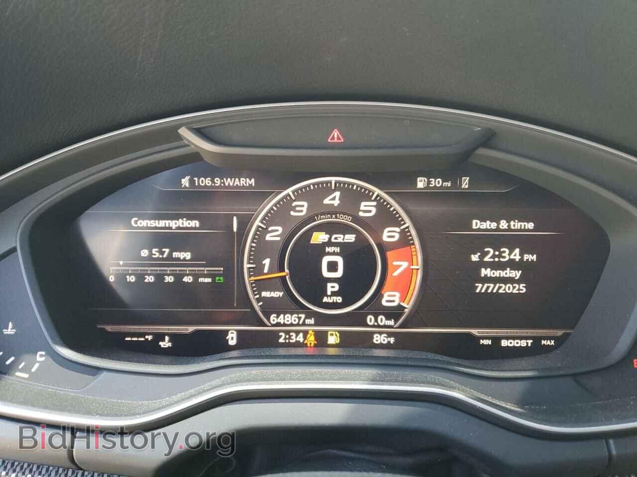 2019 AUDI SQ5 - VIN: WA1B4AFY7K2098106 - Фото 9
