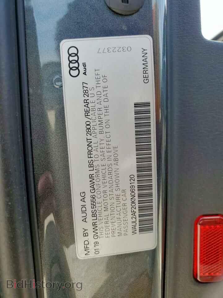 2019 AUDI A6 - VIN: WAUL2AF20KN069120 - Фото 12