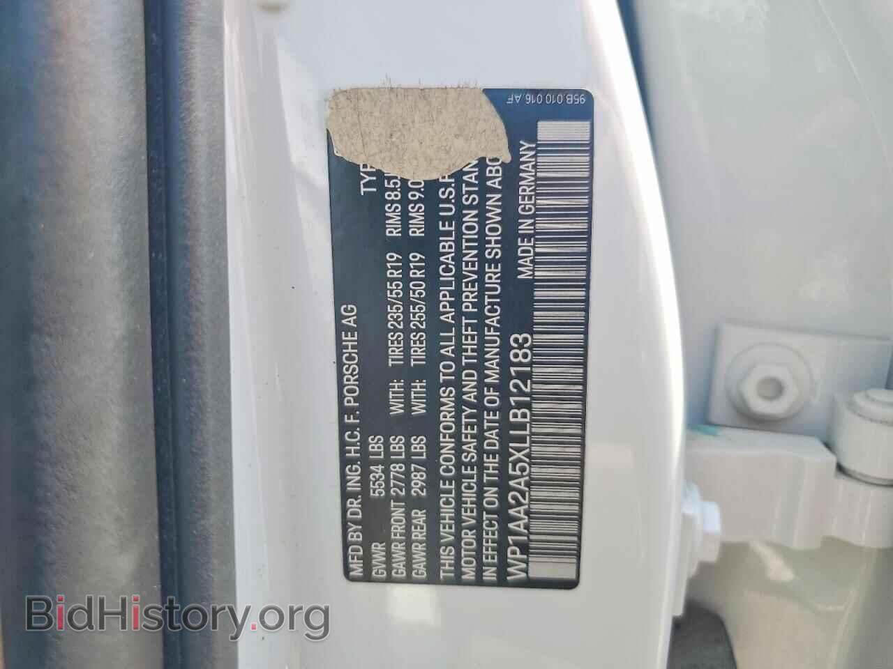 2020 PORSCHE MACAN - VIN: WP1AA2A5XLLB12183 - Photo 13