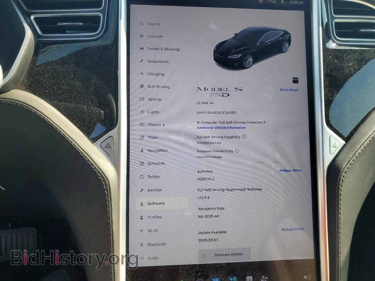 2018 TESLA MODEL S - VIN: 5YJSA1E25JF243151 - Photo 9