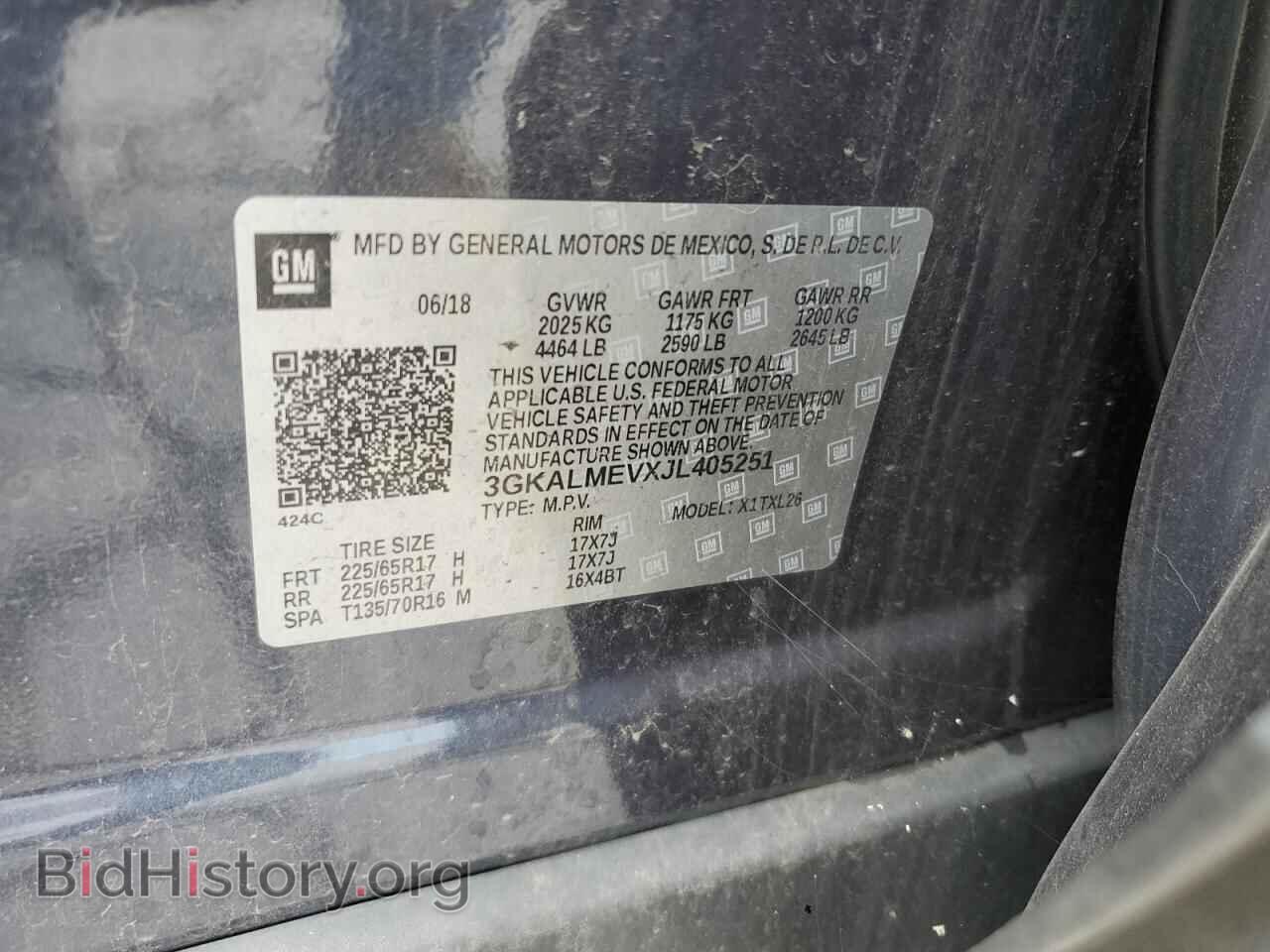 2018 GMC TERRAIN - VIN: 3GKALMEVXJL405251 - Photo 13