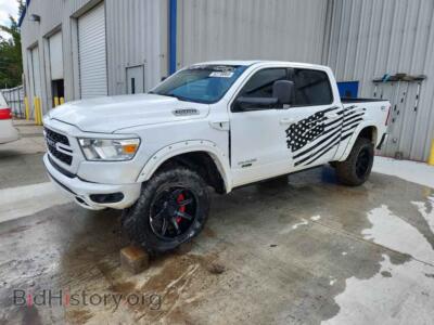 2023 RAM 1500 Big Horn/Lone Star, white — VIN 1C6SRFFT8PN601972, Copart