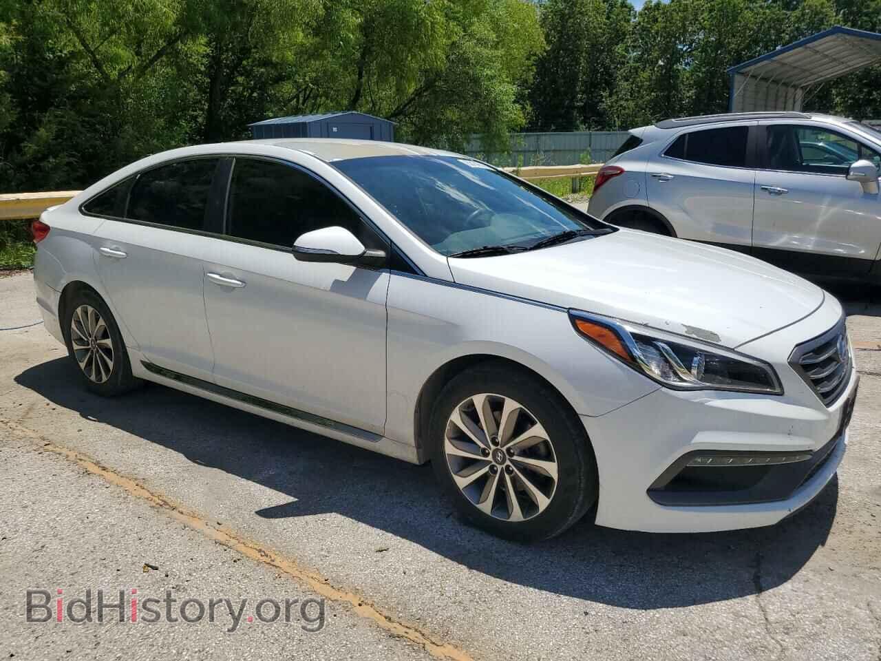 2016 HYUNDAI SONATA - VIN: 5NPE34AF9GH355995 - Фото 4