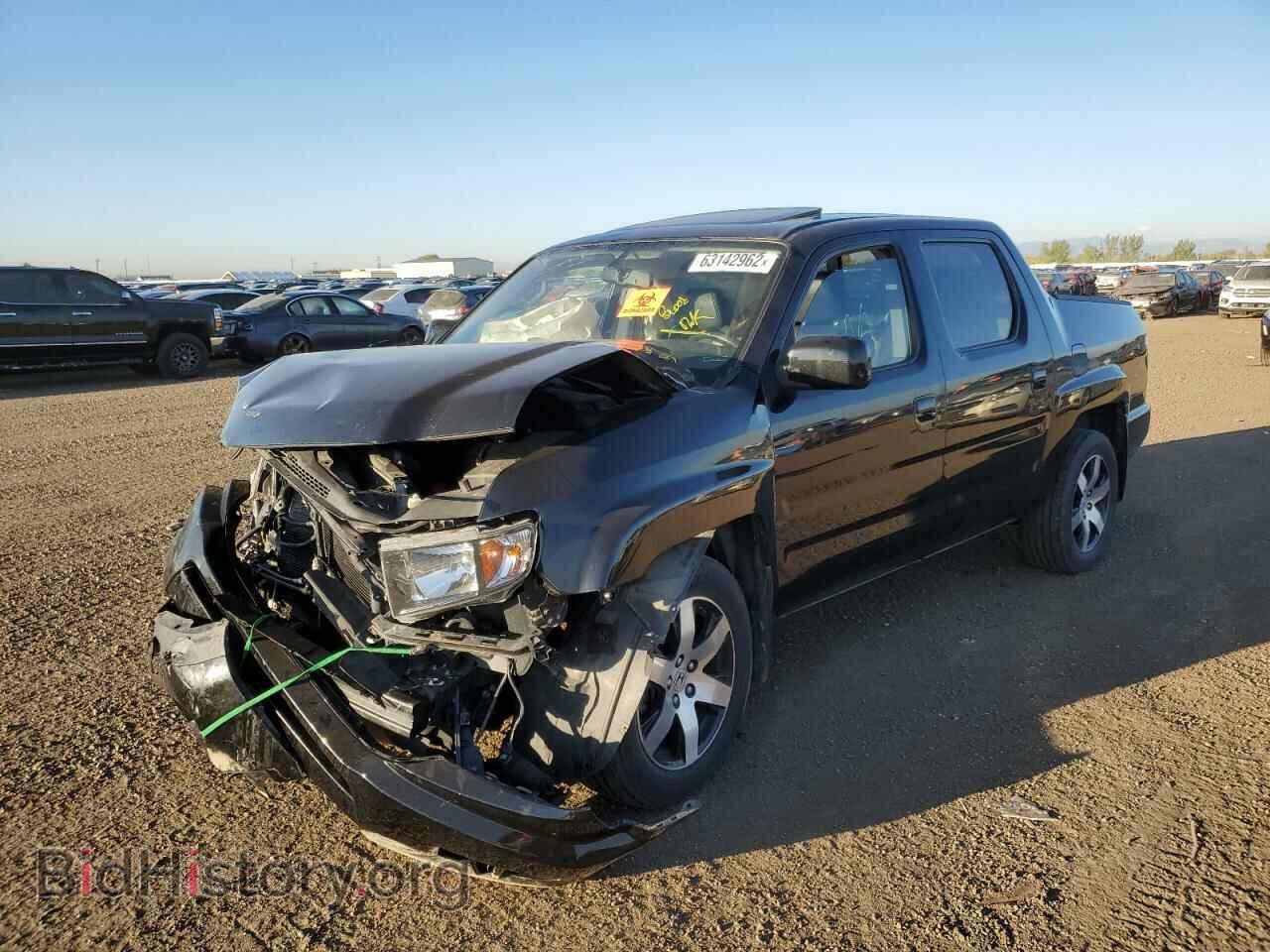 2014 HONDA RIDGELINE - VIN: 5FPYK1F68EB013366 - Фото 2