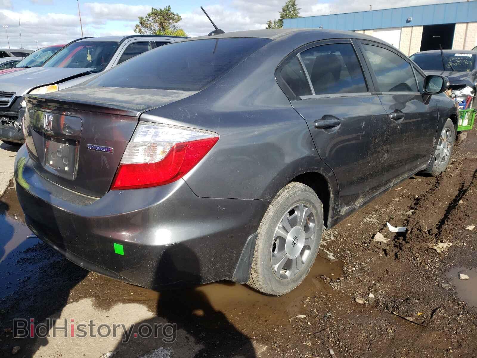 2012 HONDA CIVIC - VIN: JHMFB4F33CS008355 - Фото 4