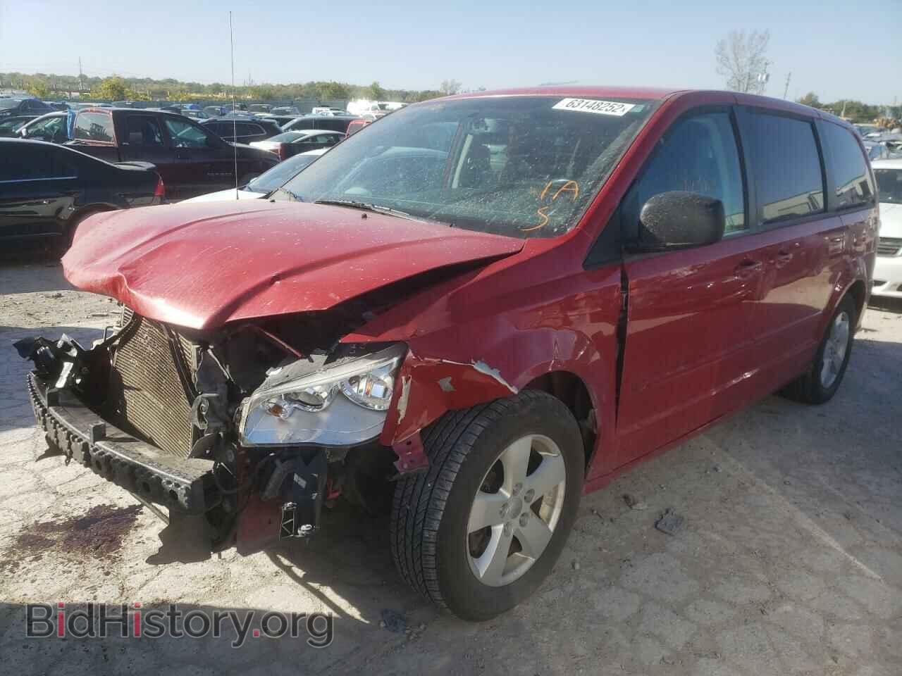 2013 DODGE CARAVAN - VIN: 2C4RDGBGXDR762438 - Фото 2