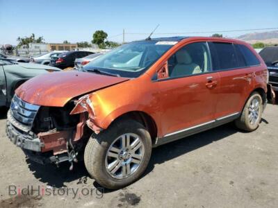 2007 Ford EDGE Edge SEL P, оранжевый — VIN 2FMDK49C37BB11310, Copart