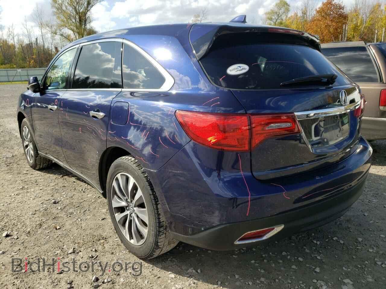 2016 ACURA MDX - VIN: 5FRYD4H4XGB034320 - Фото 3