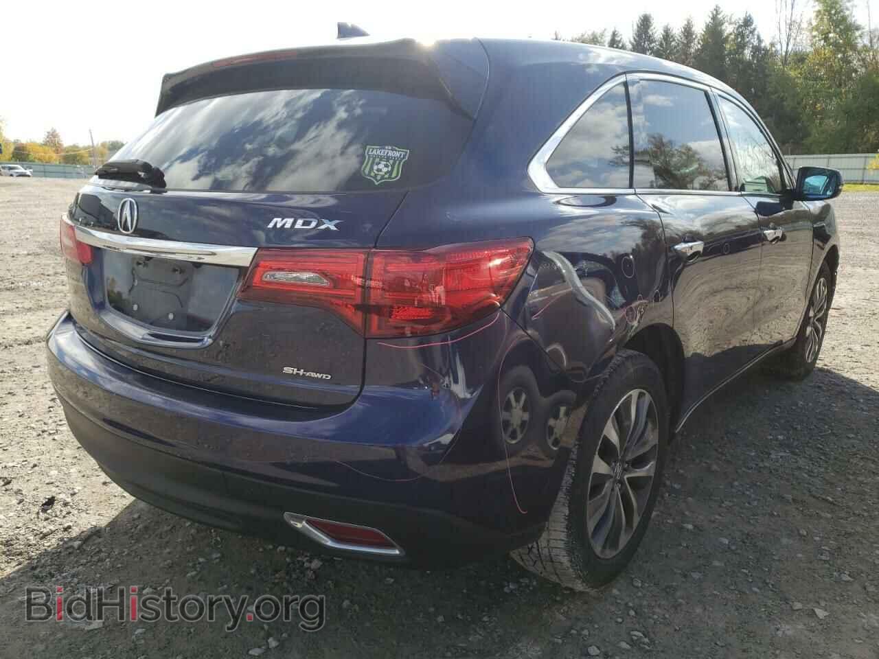 2016 ACURA MDX - VIN: 5FRYD4H4XGB034320 - Фото 4