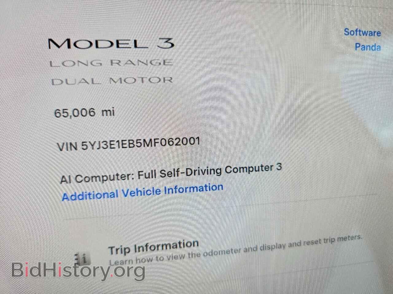 2021 TESLA MODEL 3 - VIN: 5YJ3E1EB5MF062001 - Фото 9