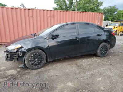 2017 Toyota COROLLA L, черный — VIN 2T1BURHE6HC801549, Copart
