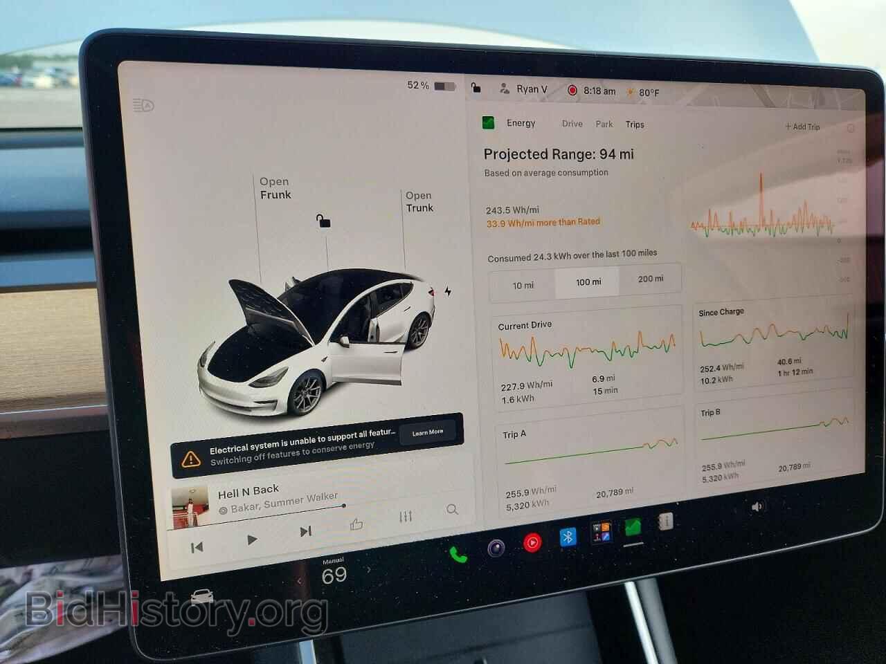 2020 TESLA MODEL 3 - VIN: 5YJ3E1EA2LF785231 - Photo 9