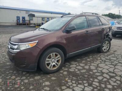 2012 Ford EDGE SE, бордовый — VIN 2FMDK3GC4CBA21753, Copart