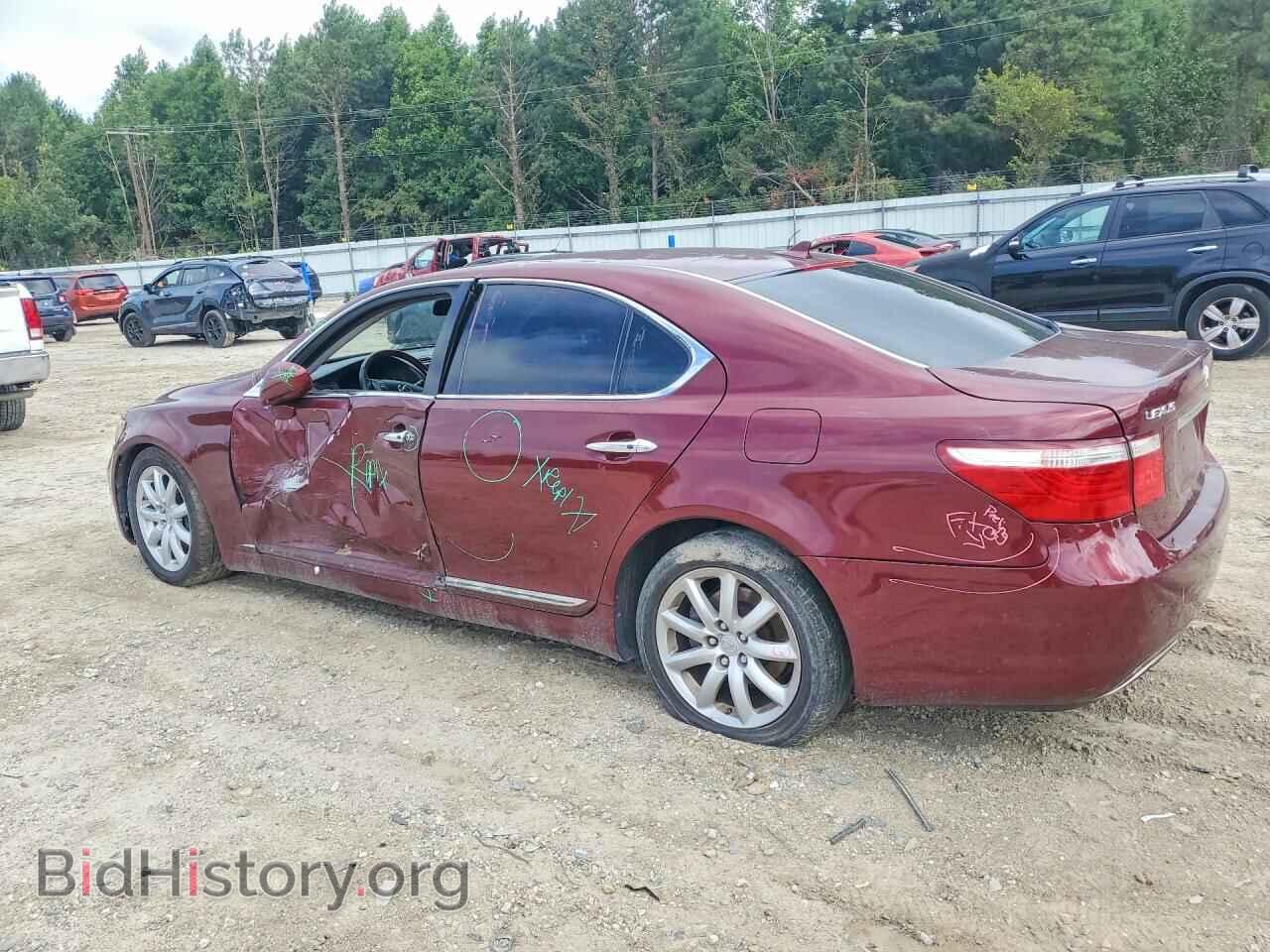 2007 LEXUS LS460 - VIN: JTHBL46F375006261 - Фото 2