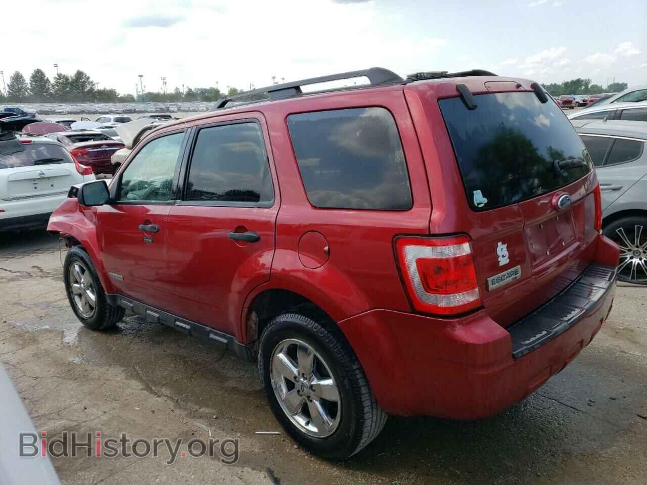 2008 FORD ESCAPE - VIN: 1FMCU03128KC32195 - Фото 2