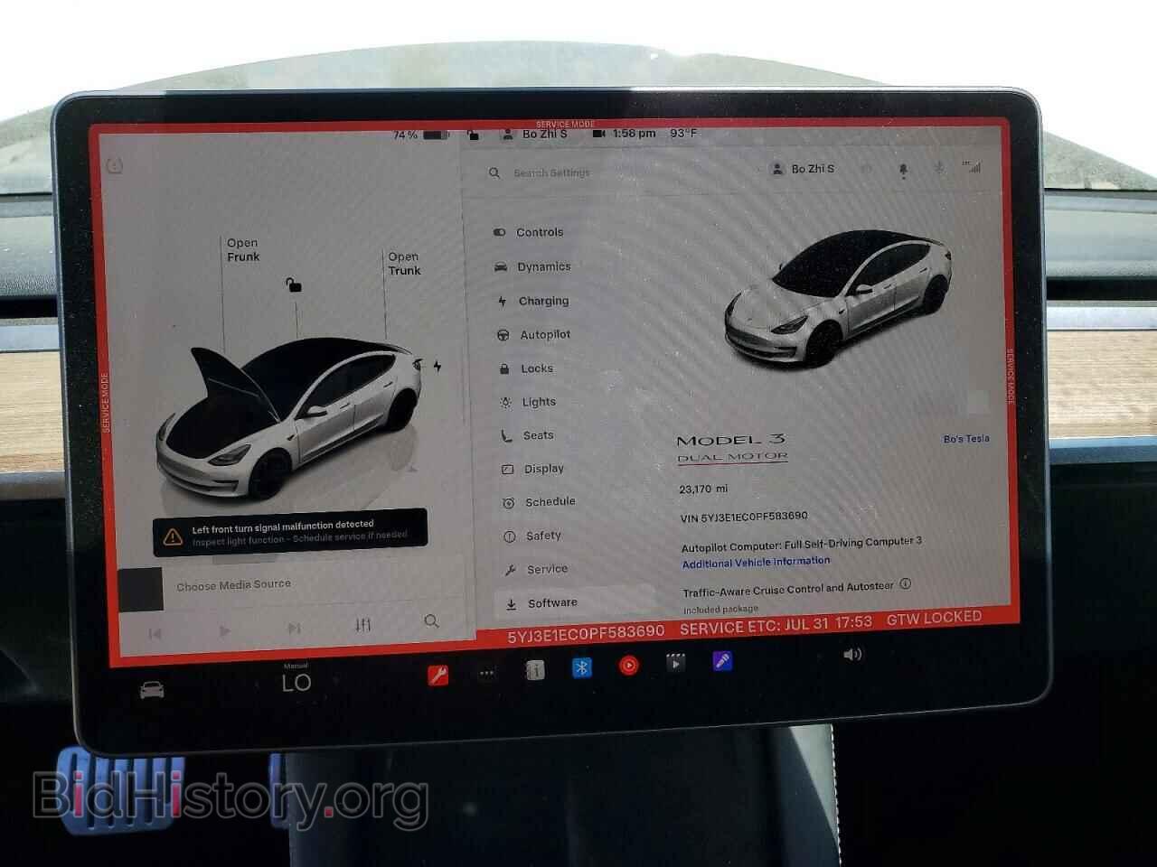 2023 TESLA MODEL 3 - VIN: 5YJ3E1EC0PF583690 - Photo 9