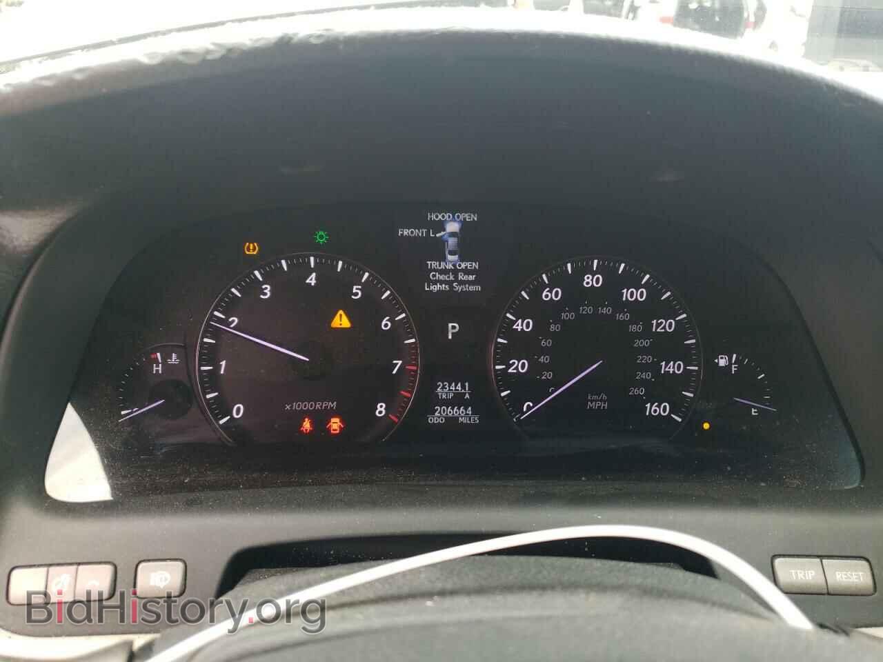 2010 LEXUS LS460 - VIN: JTHBL5EFXA5099505 - Фото 9