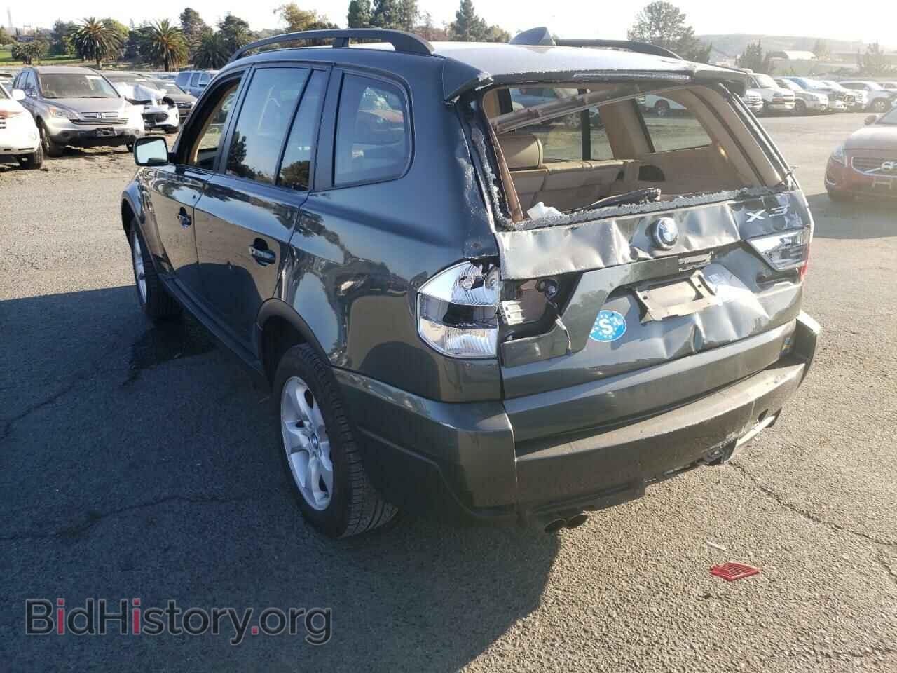 2007 BMW X3 - VIN: WBXPC93467WF11380 - Фото 3