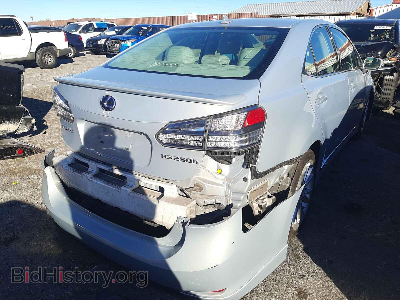 2010 LEXUS HS - VIN: JTHBB1BA5A2016620 - Фото 4