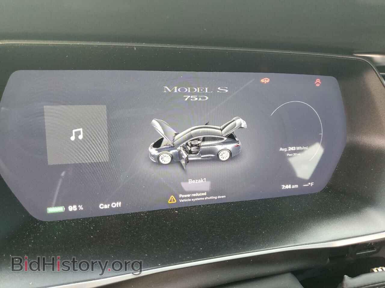 2017 TESLA MODEL S - VIN: 5YJSA1E2XHF232527 - Фото 9