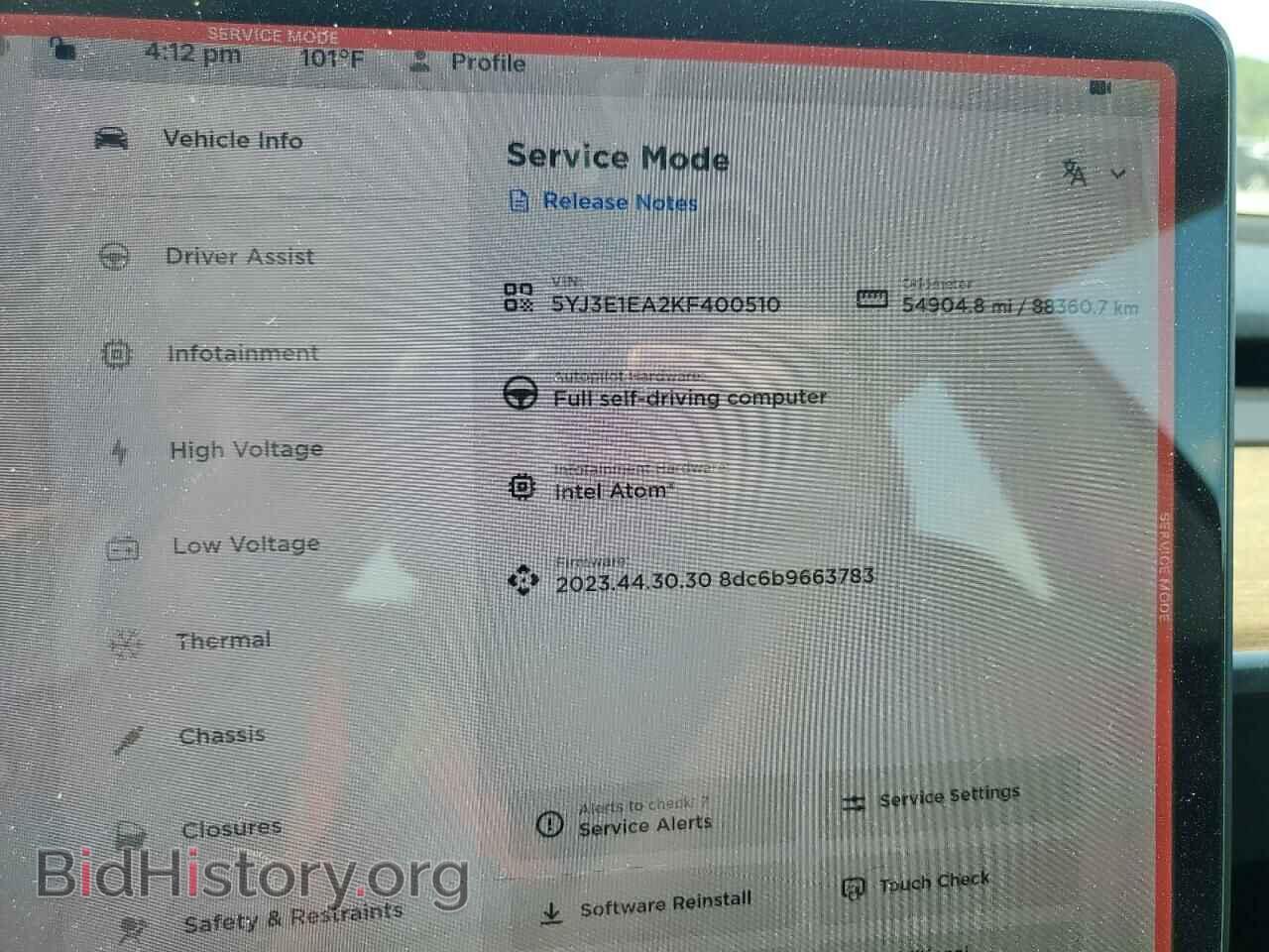 2019 TESLA MODEL 3 - VIN: 5YJ3E1EA2KF400510 - Photo 9
