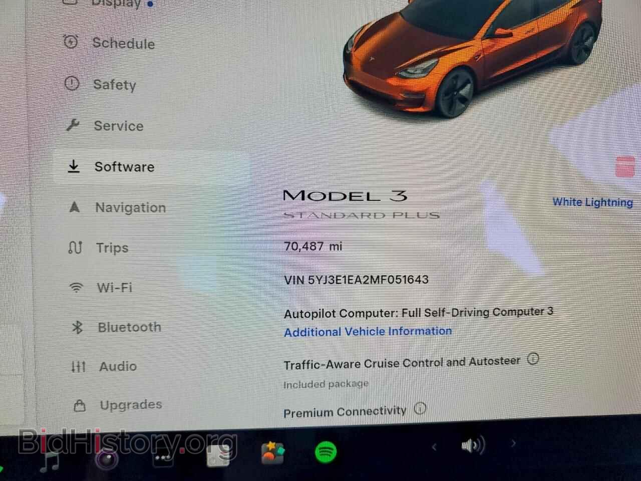 2021 TESLA MODEL 3 - VIN: 5YJ3E1EA2MF051643 - Фото 9