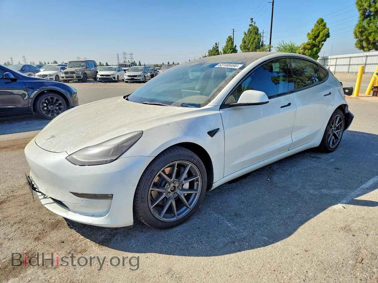 Photo 5YJ3E1EB4NF131486 - TESLA MODEL 3 2022