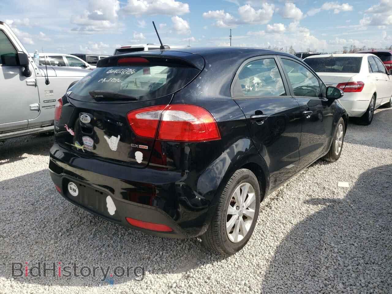 2012 KIA RIO - VIN: KNADN5A37C6070439 - Фото 4
