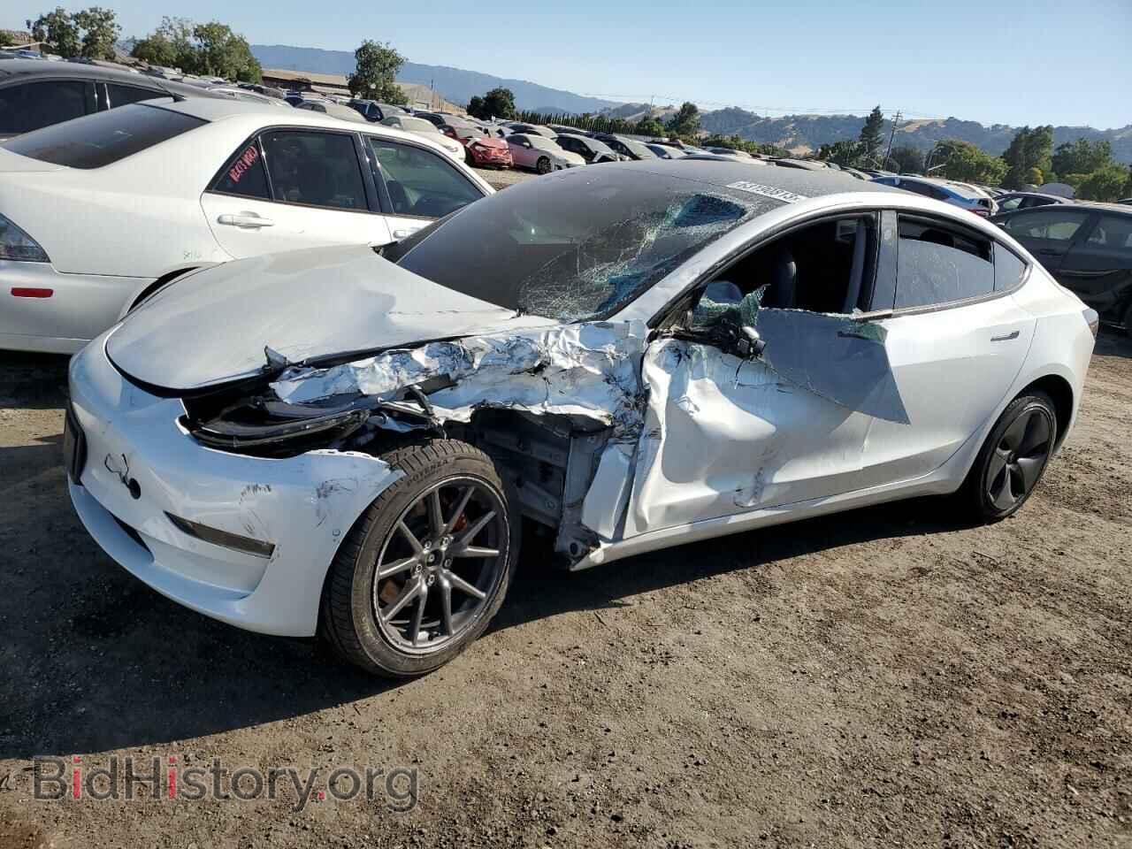Photo 5YJ3E1EB4MF009290 - TESLA MODEL 3 2021