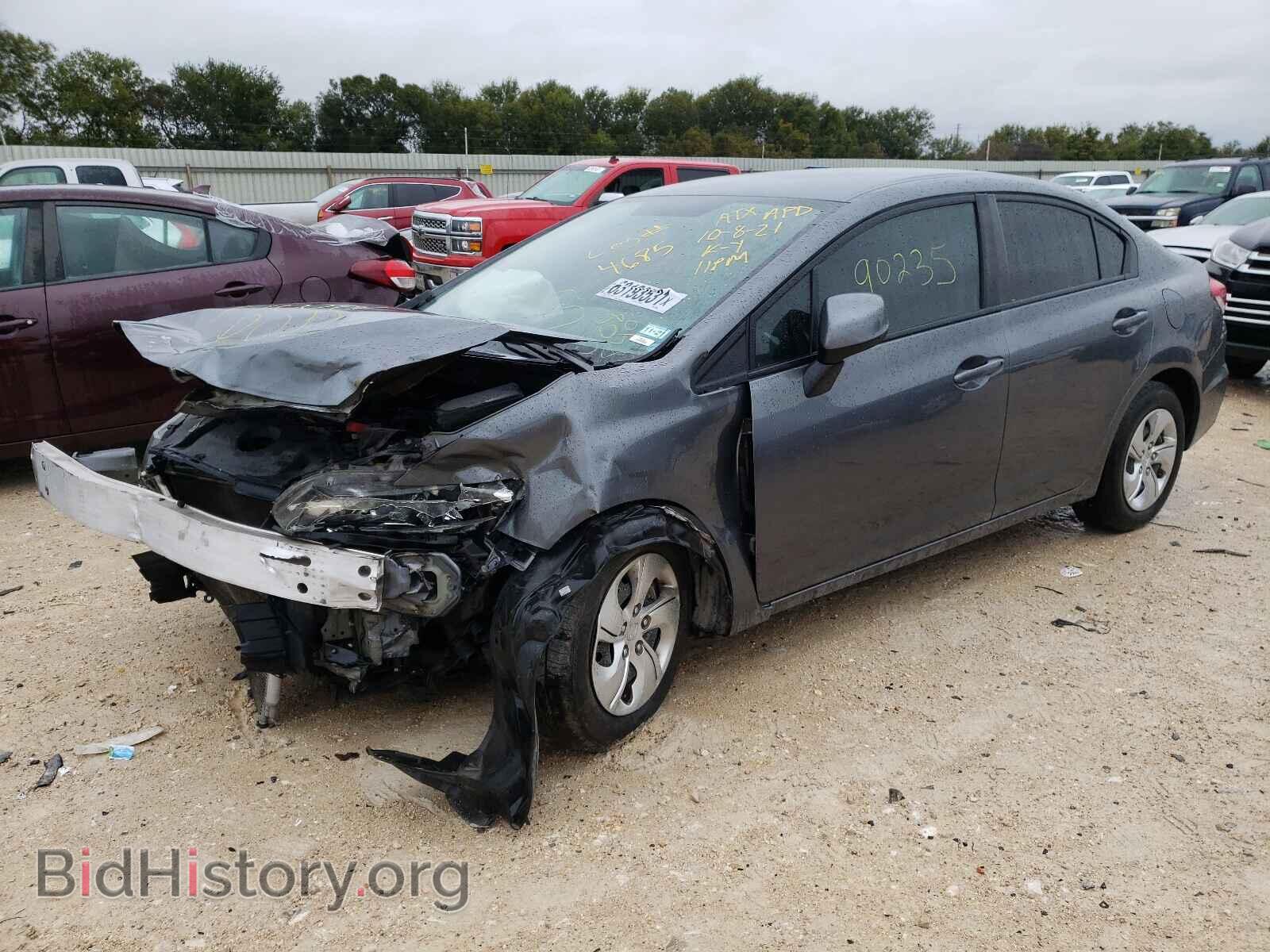 2013 HONDA CIVIC - VIN: 19XFB2F55DE088849 - Фото 2