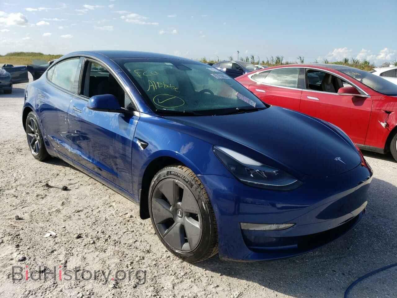 Photo 5YJ3E1EA0MF076590 - TESLA MODEL 3 2021