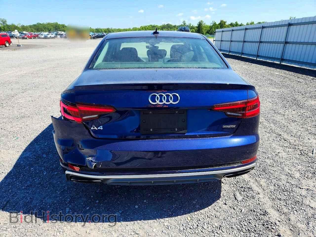 2019 AUDI A4 - VIN: WAUDNAF42KA118371 - Photo 6